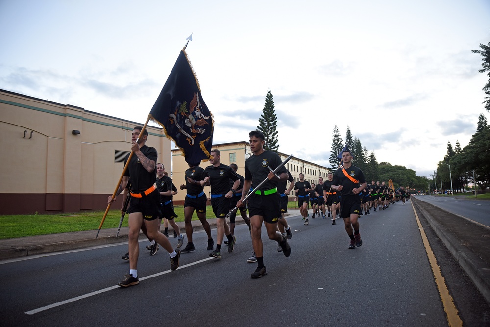 Schofield Barracks 25th ID run