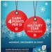 Double MILITARY STAR Points on Dec. 24