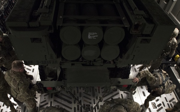 Army, Air Force performs HIMARS exercise in C-17