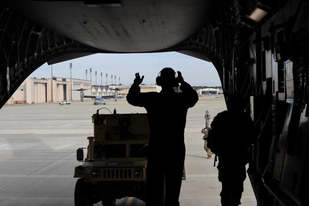 Army, Air Force performs HIMARS exercise in C-17