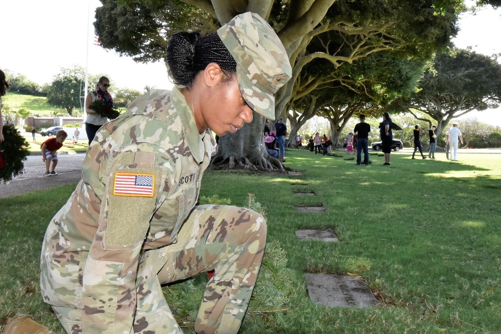 TAMC staff honor the fallen at Wreaths Across America
