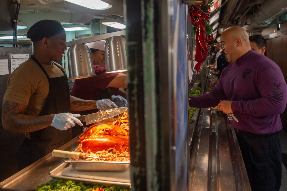 U.S. Sailors serve Brunch