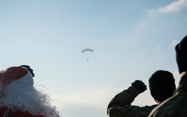 Santa, Elves jump for Operation Toy Drop 2018