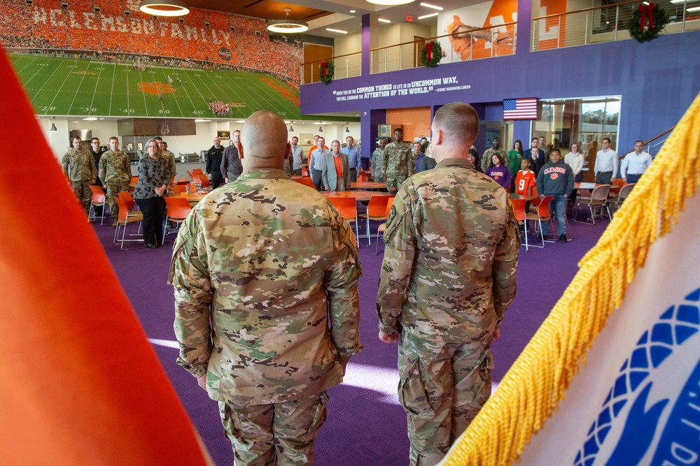 First promotion ceremony in Clemson Tigers HQ