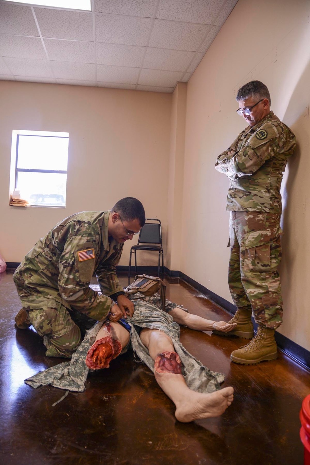 La. Guard medics receive tactical combat medical training