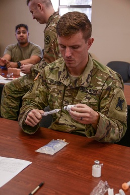 La. Guard medics receive tactical combat medical training