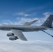 KC-135 Stratotanker finishes a refueling