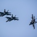 F/A-18E Super Hornets fly in formation