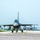 F-16C Fighting Falcons taxi the runway