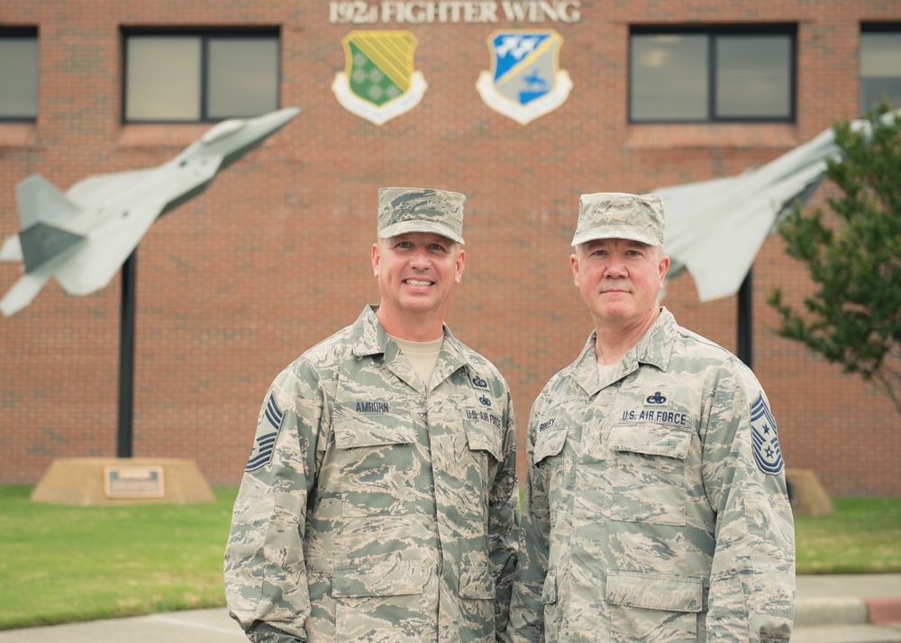 192nd Fighter Wing welcomes new wing command chief