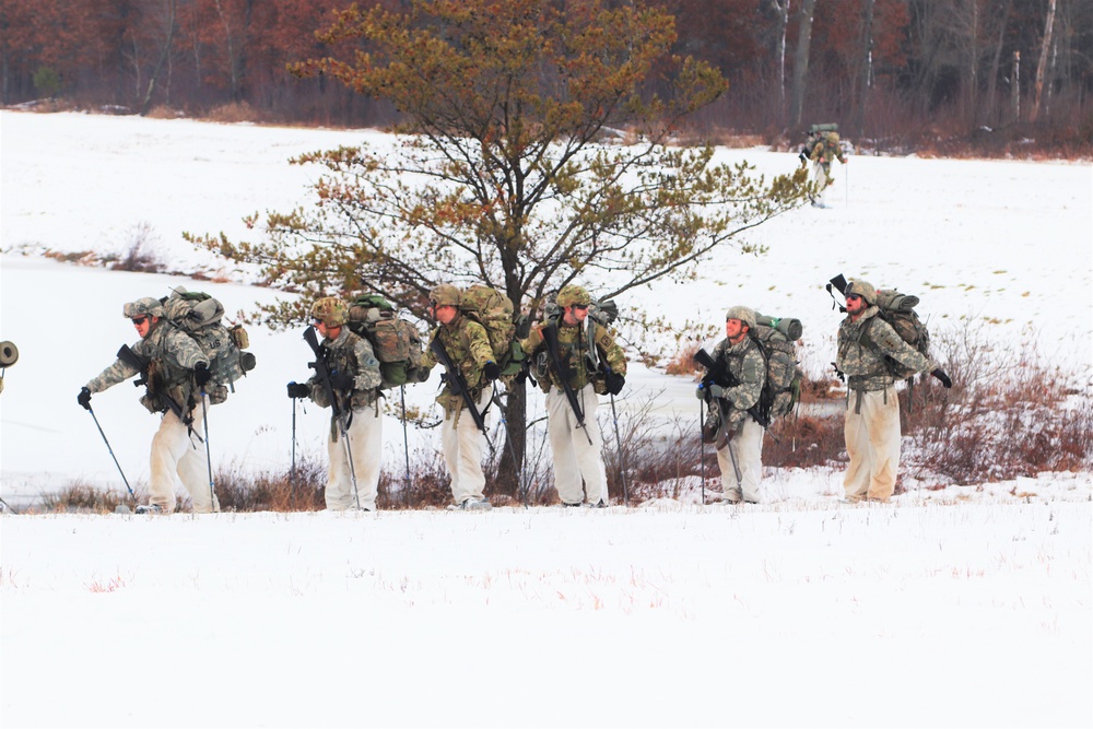 CWOC students complete cold-weather ruck march during training at Fort McCoy