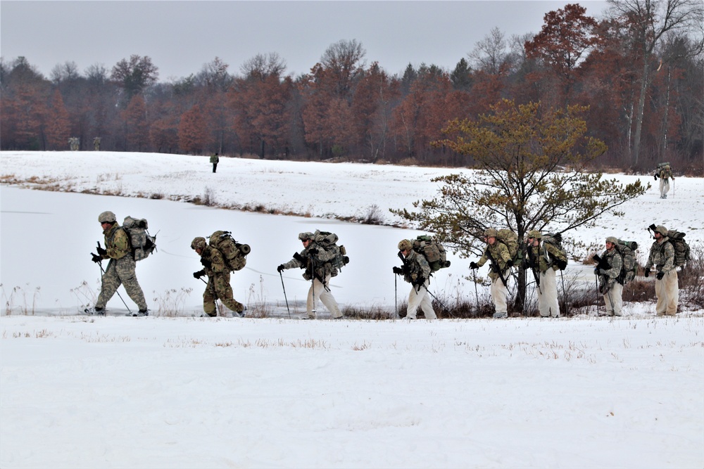 CWOC students complete cold-weather ruck march during training at Fort McCoy