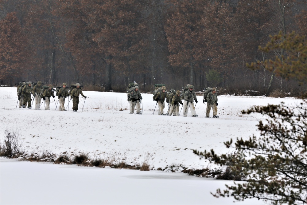 CWOC students complete cold-weather ruck march during training at Fort McCoy