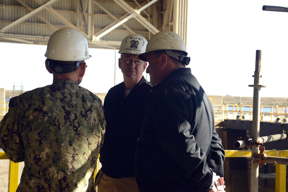 VADM Moore Visits Naval Submarine Base Kings Bay