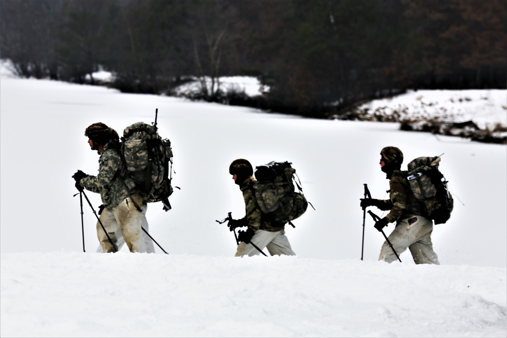 CWOC students complete cold-weather ruck march during training at Fort McCoy