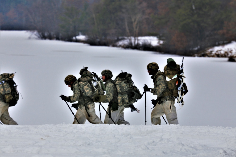 CWOC students complete cold-weather ruck march during training at Fort McCoy