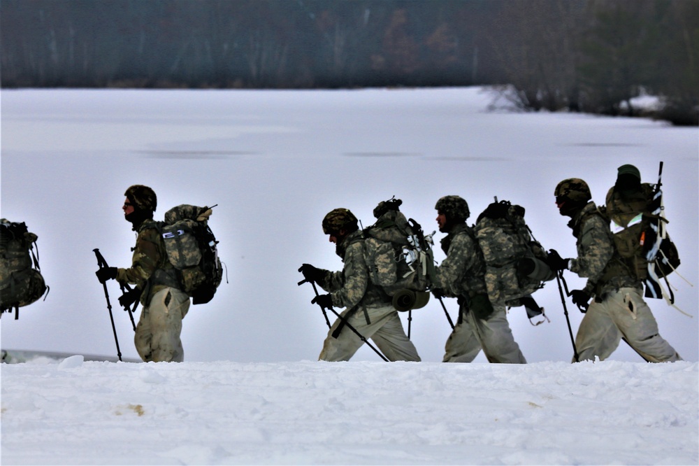 CWOC students complete cold-weather ruck march during training at Fort McCoy