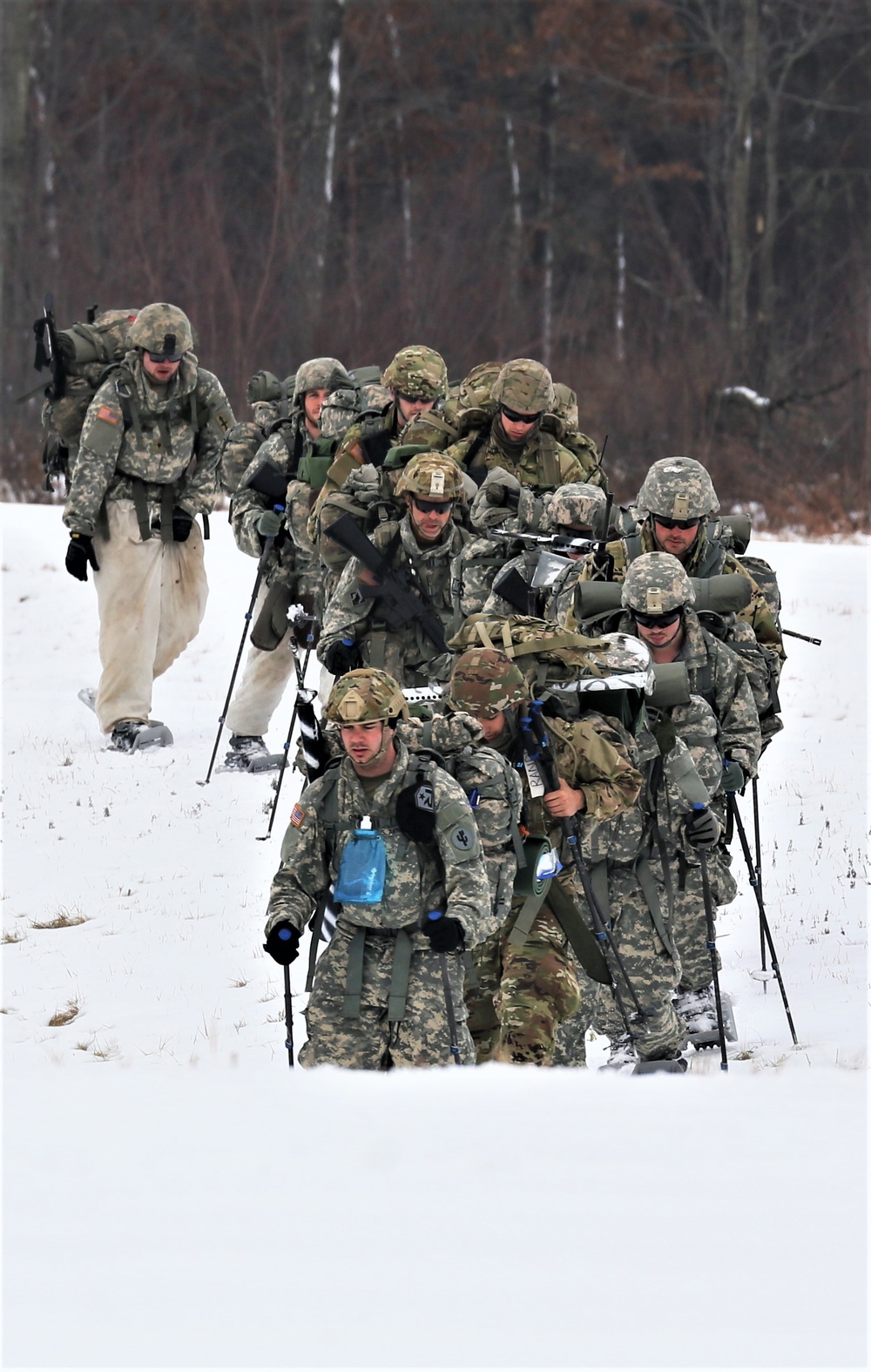 CWOC students complete cold-weather ruck march during training at Fort McCoy