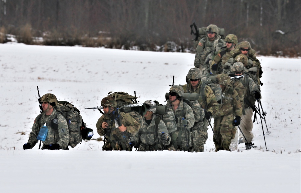 CWOC students complete cold-weather ruck march during training at Fort McCoy