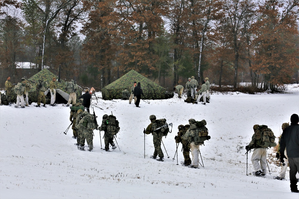 CWOC students complete cold-weather ruck march during training at Fort McCoy