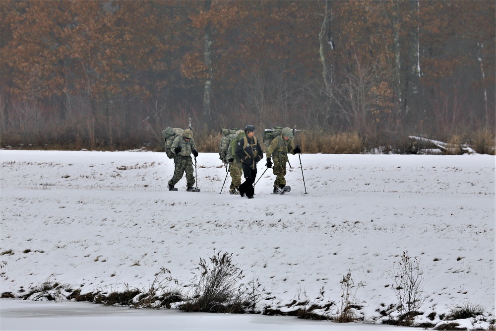 CWOC students complete cold-weather ruck march during training at Fort McCoy