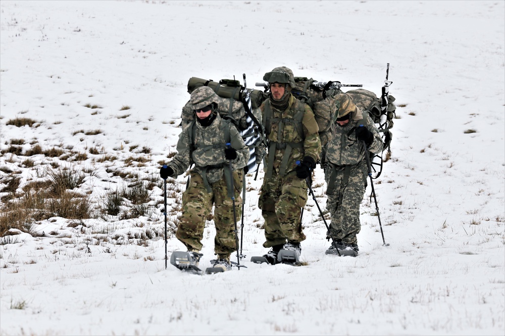 CWOC students complete cold-weather ruck march during training at Fort McCoy