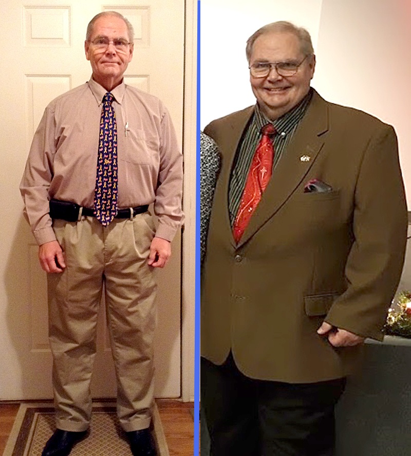 120 pounds later AWC weighs client's success