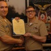 Naval Museum hosts a re-enlistment ceremony