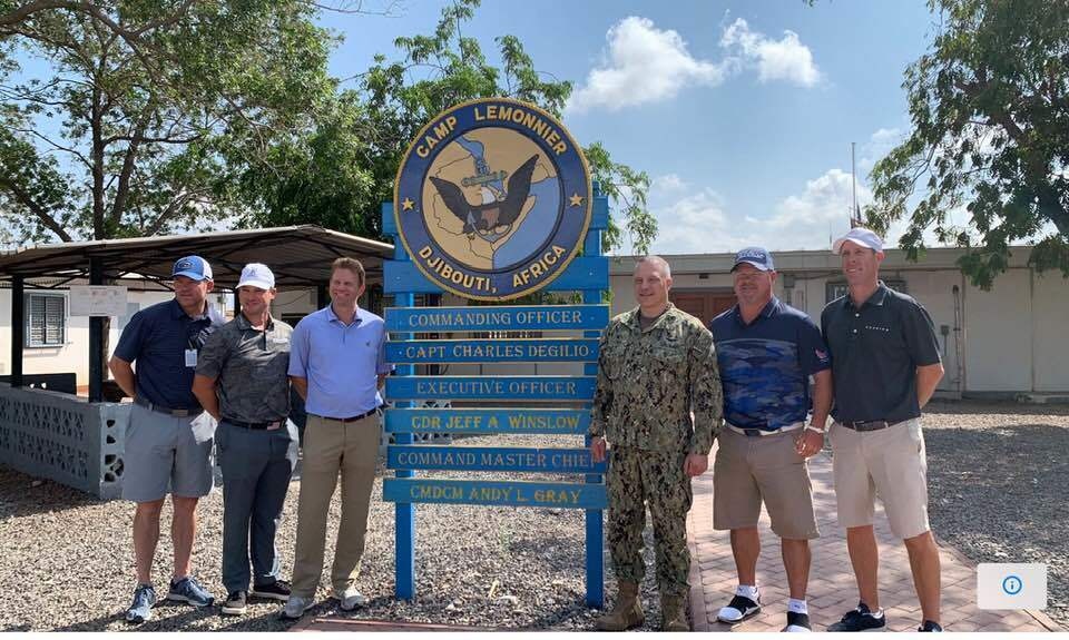 PGA Golfers USO Tour Djibouti