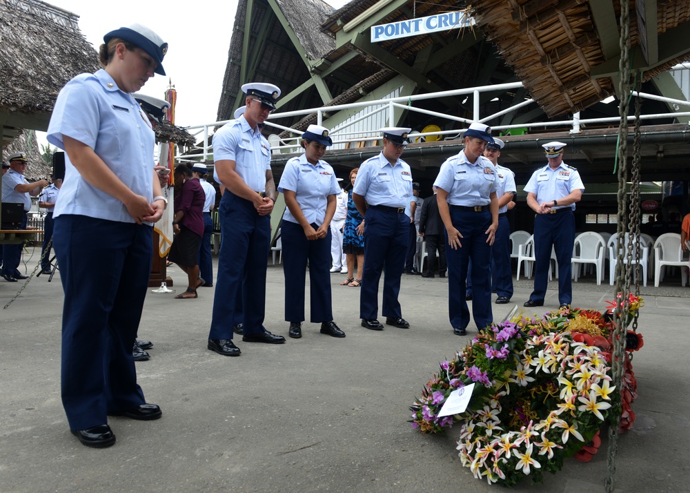 Coast Guard Cutter Munro visits Guadalcanal