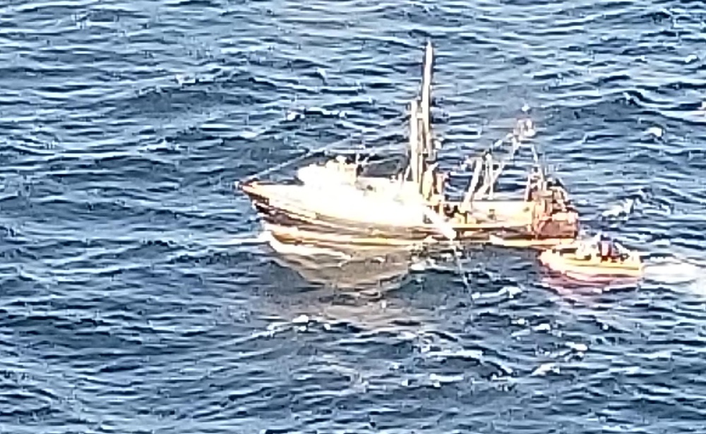 Coast Guard assists sinking fishing boat 50 miles east of Cape May, NJ