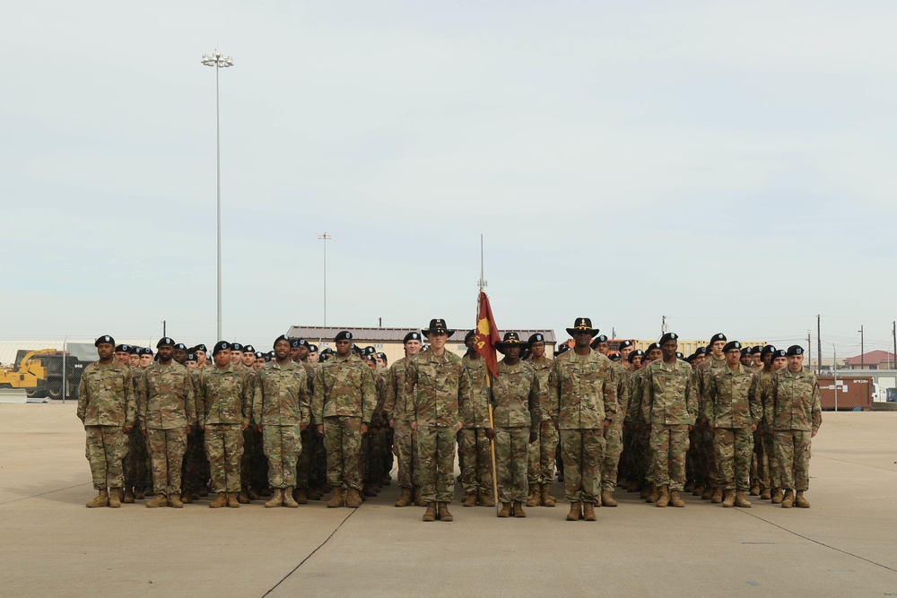 154th CTC Uncases Colors at Fort Hood