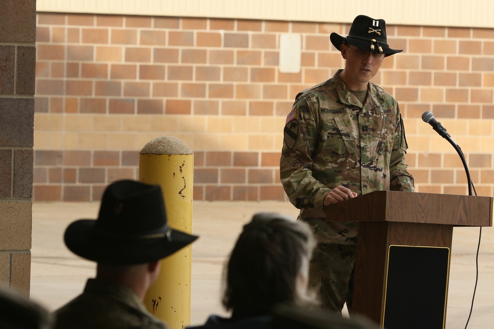 154th CTC Uncases Colors at Fort Hood