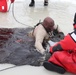 Students participate in cold-water immersion training for CWOC Class 19-01 at Fort McCoy