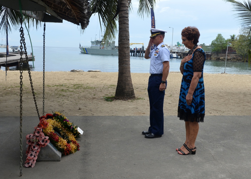 Coast Guard Cutter Munro visits Guadalcanal