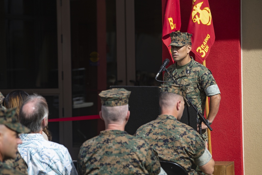 3D Radio Battalion Facility Dedication Ceremony