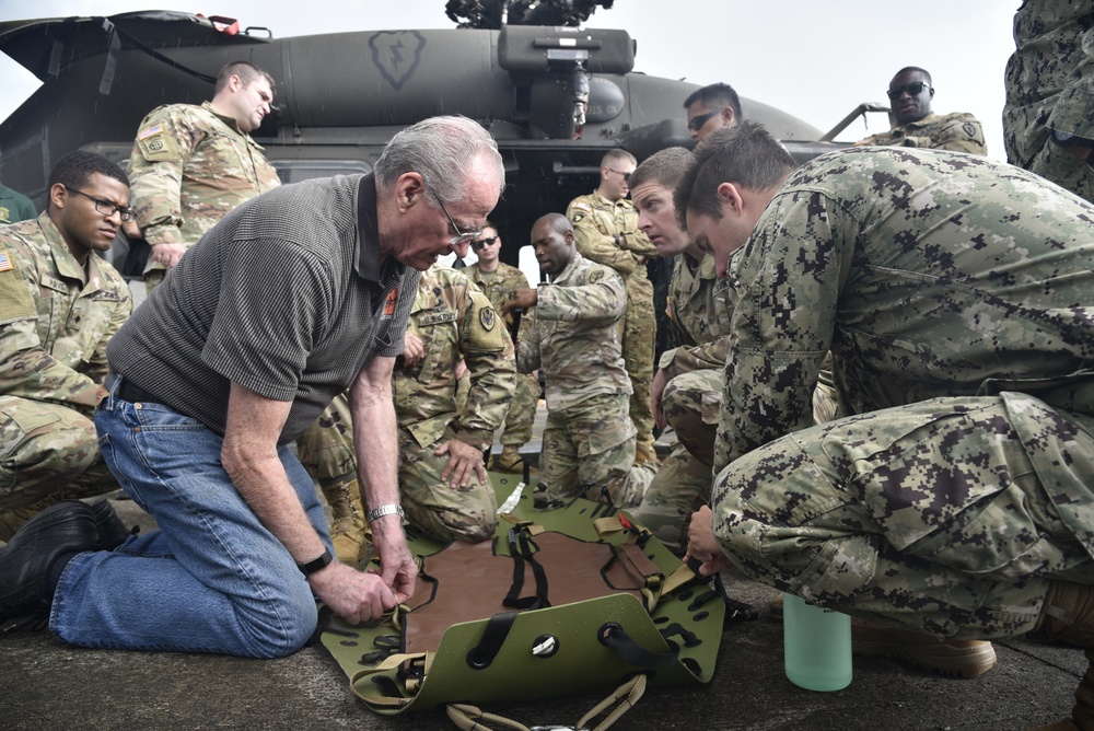 Tripler medics train with new skedco device