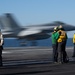 The aircraft carrier USS John C. Stennis (CVN 74) conducts flight operations