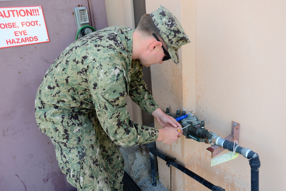 NSA Bahrain Seabees Conduct Preventative Maintenance
