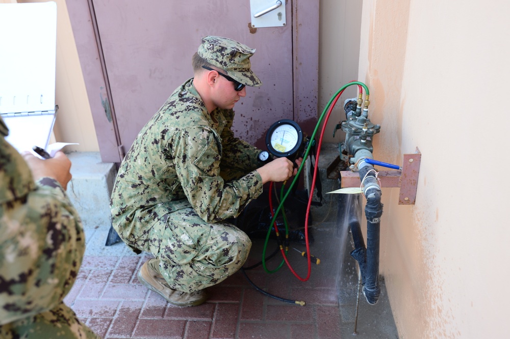 NSA Bahrain Seabees Conduct Preventative Maintenance