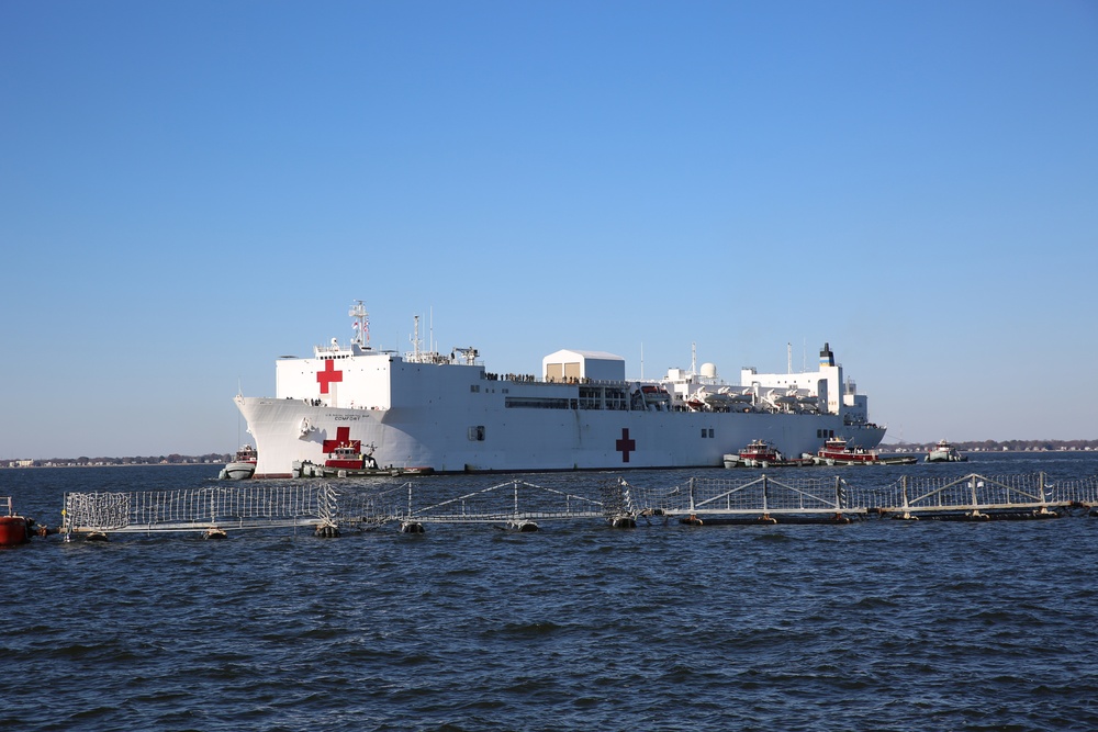USNS Comfort Returns Home from Latin and South American Deployment