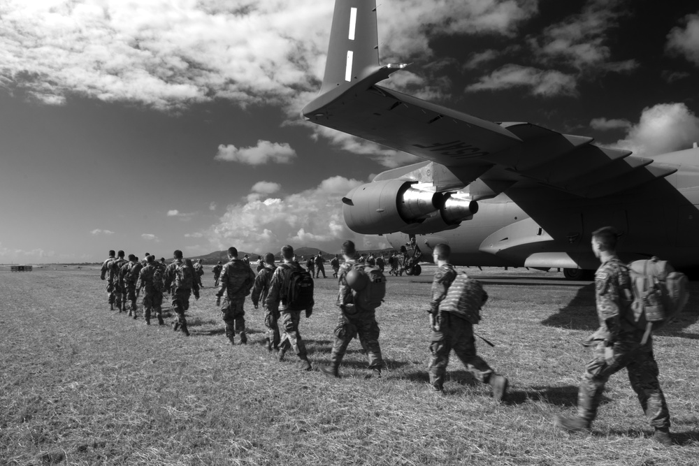 177 MP BDE boards C-17 to return home after Caribbean Thunder