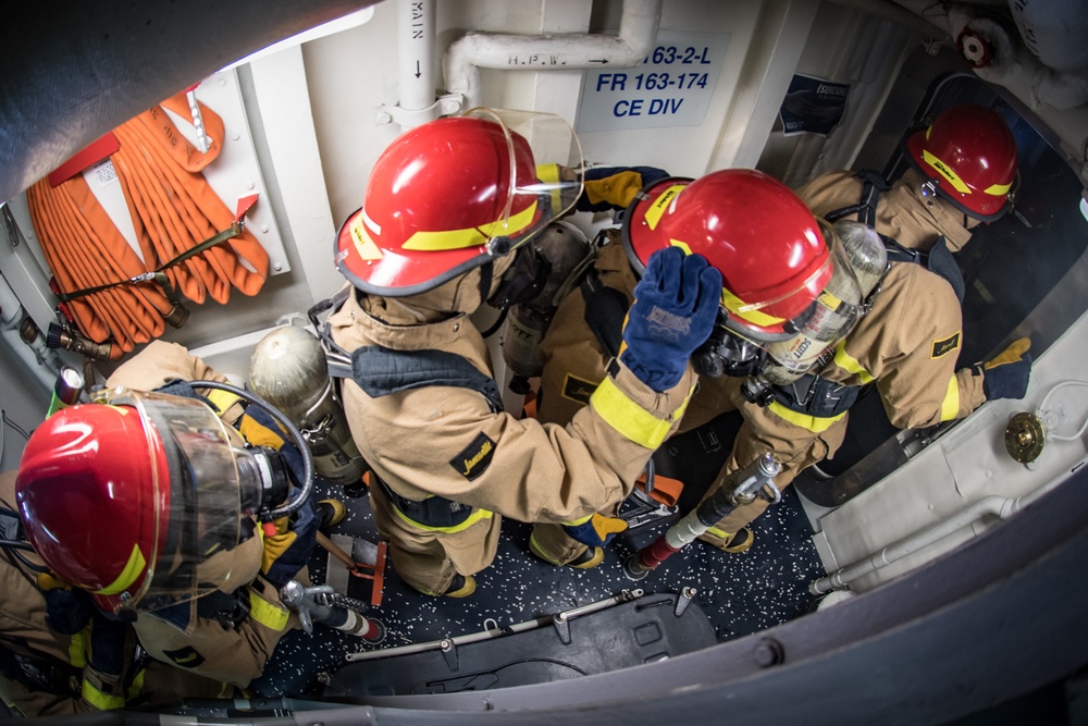 USS Jason Dunham (DDG 109) General Quarters Drill in Atlantic Ocean