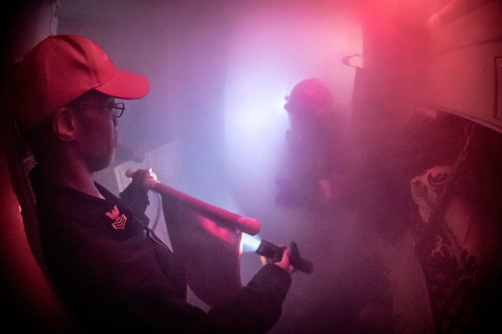 USS Jason Dunham (DDG 109) General Quarters Drill in Atlantic Ocean