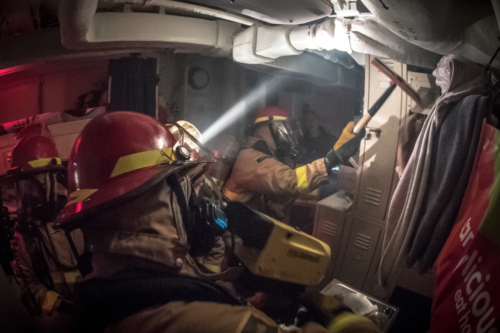 USS Jason Dunham (DDG 109) General Quarters Drill in Atlantic Ocean