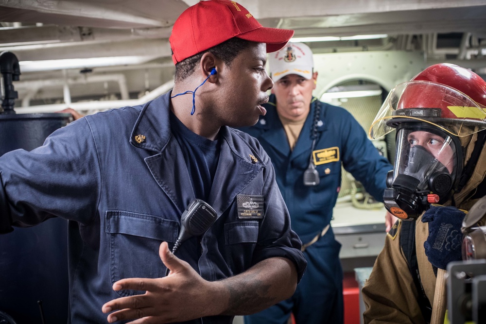 USS Jason Dunham (DDG 109) General Quarters Drill in Atlantic Ocean