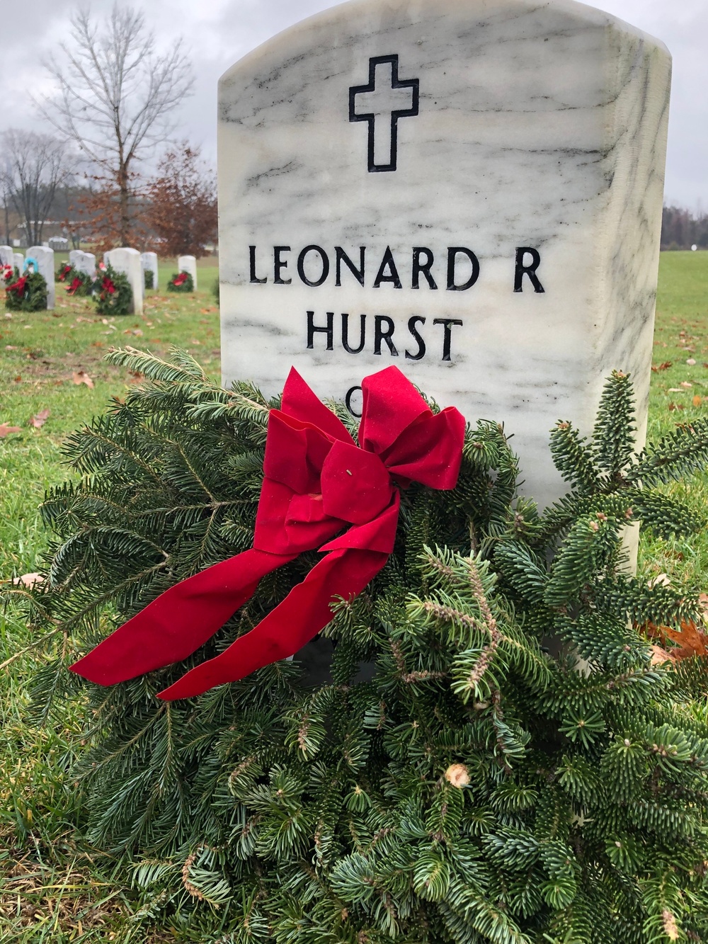 Wreaths laid at Indiana Veteran's Memorial Cemetery