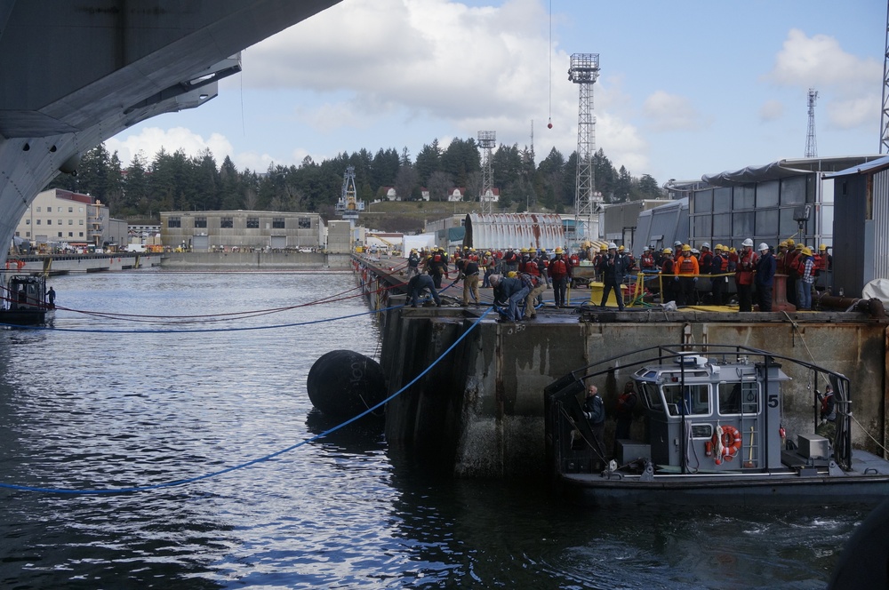 Tugs, broncs and brawn needed to move mighty warships