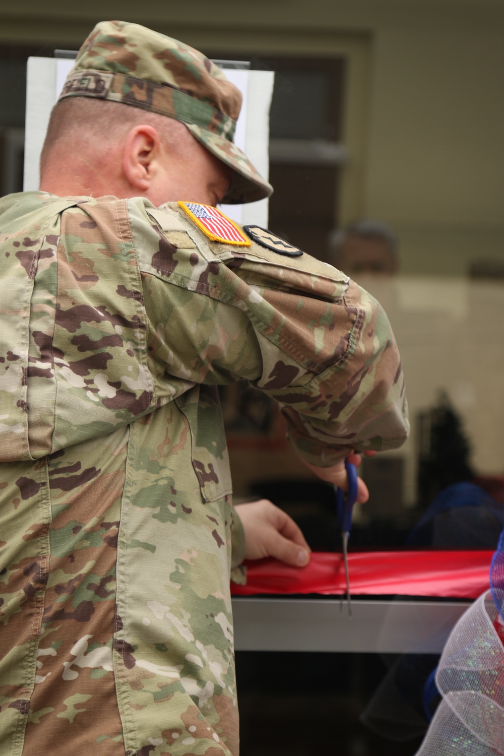 U.S. Soldiers attend Camp Aachen Annex grand opening