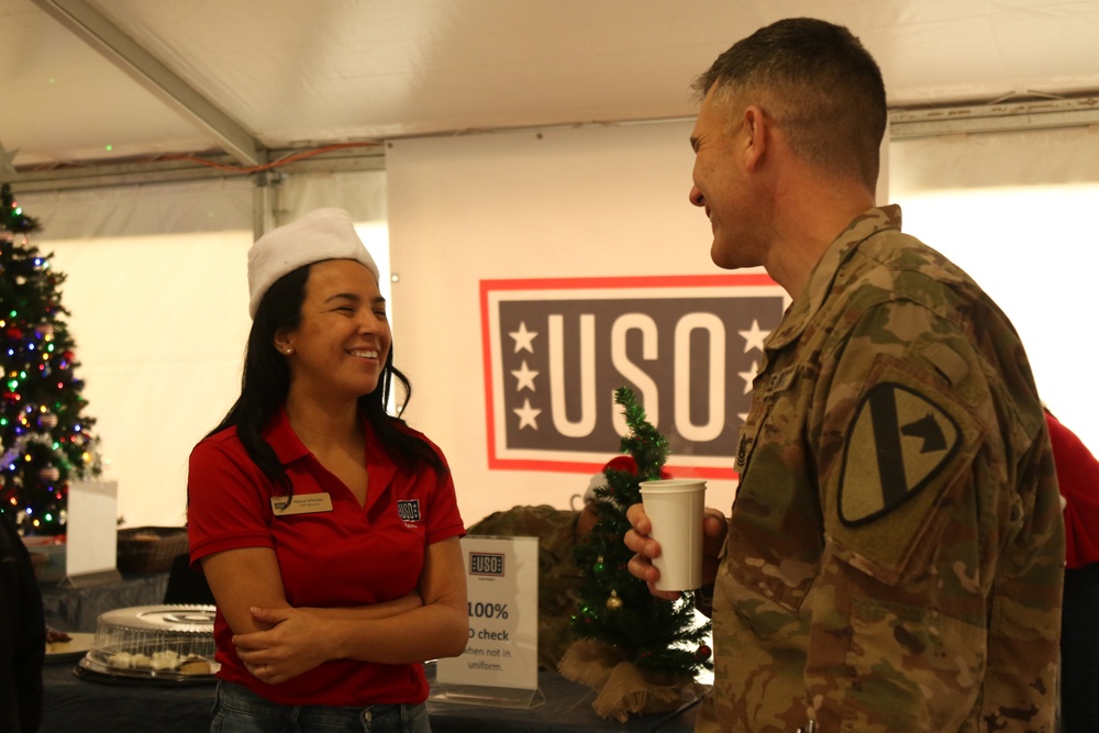 U.S. Soldiers attend Camp Aachen Annex grand opening